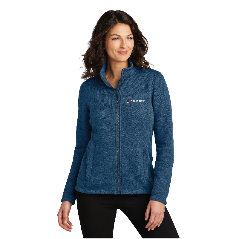 Trendy Sweaters Port Authority Ladies Arc Sweater Fleece Jacket