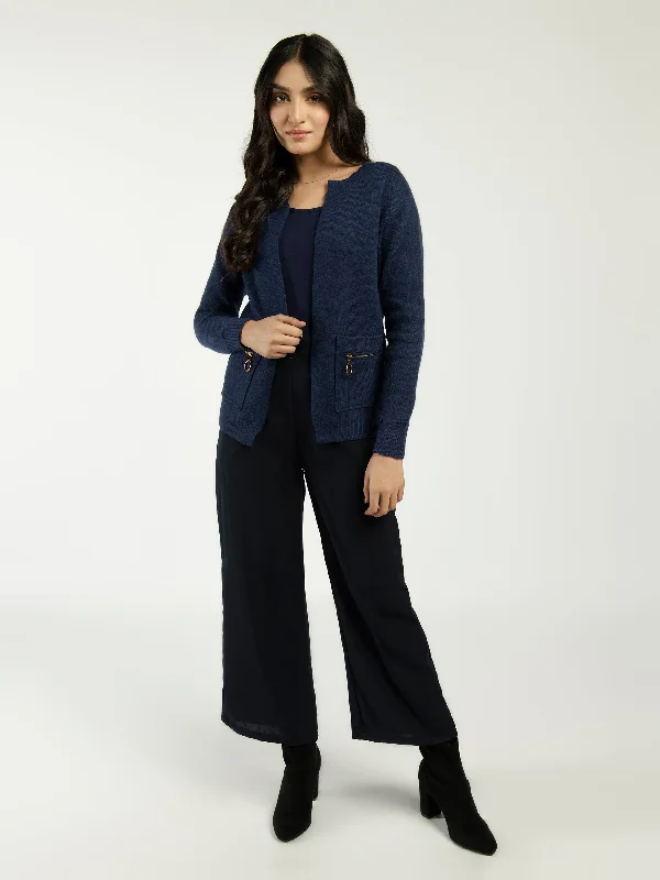 Designer Gloves Zipped Sweater
