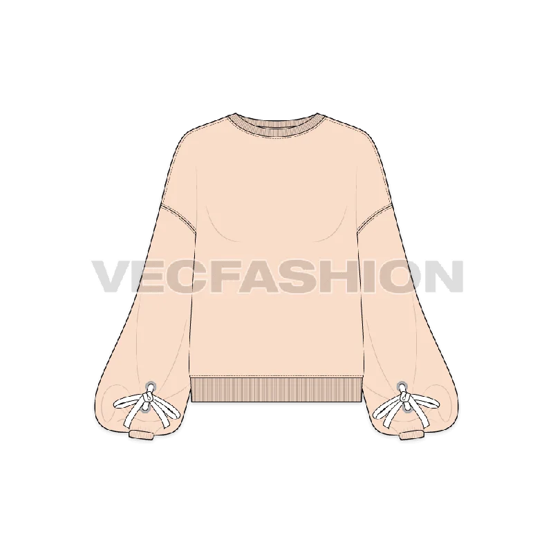 Jogging Suits Women Baggy Pullover Sweater Vector Set