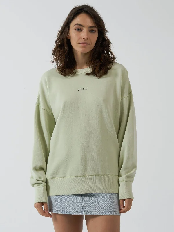 Comfortable Shoes Minimal Thrills Slouch Crew - Pistachio