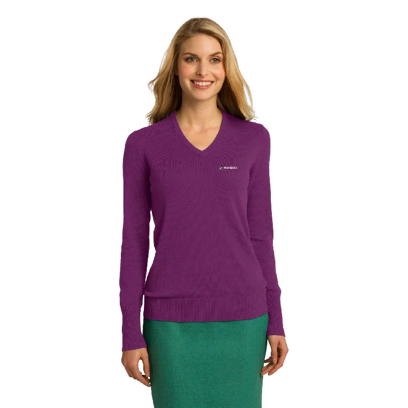 Smart Casual Port Authority Ladies V-Neck Sweater