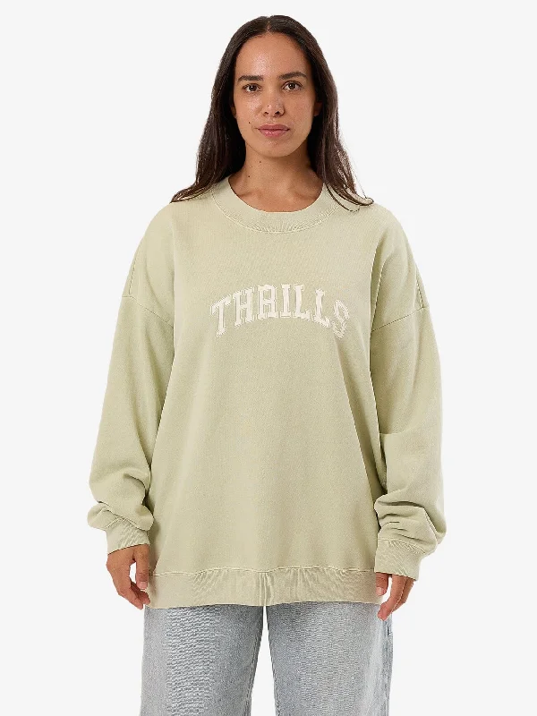 Sports Tights Line Up Cocoon Panel Crew - Mist Green