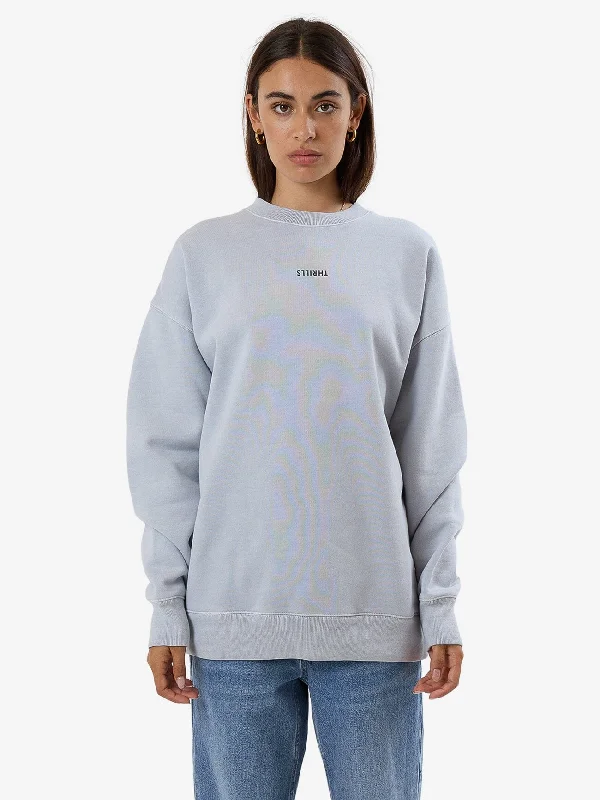 Heavy Coats Minimal Thrills Slouch Crew - Iceberg