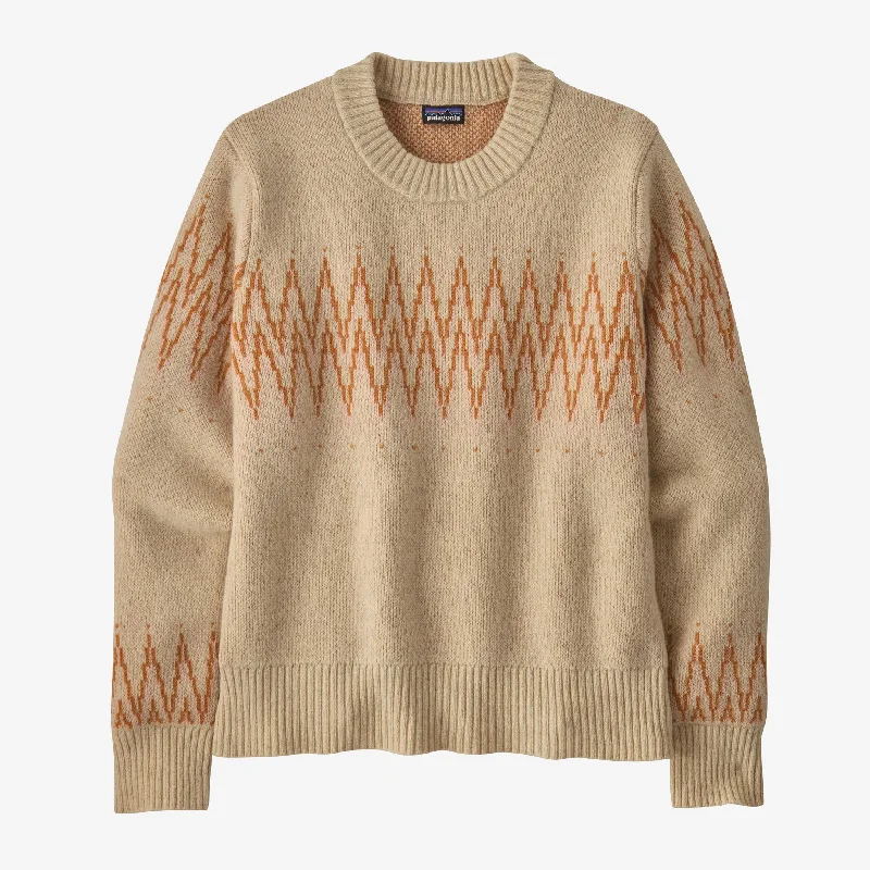 Soft Fabrics Women's Recycled Wool-Blend Crewneck Sweater