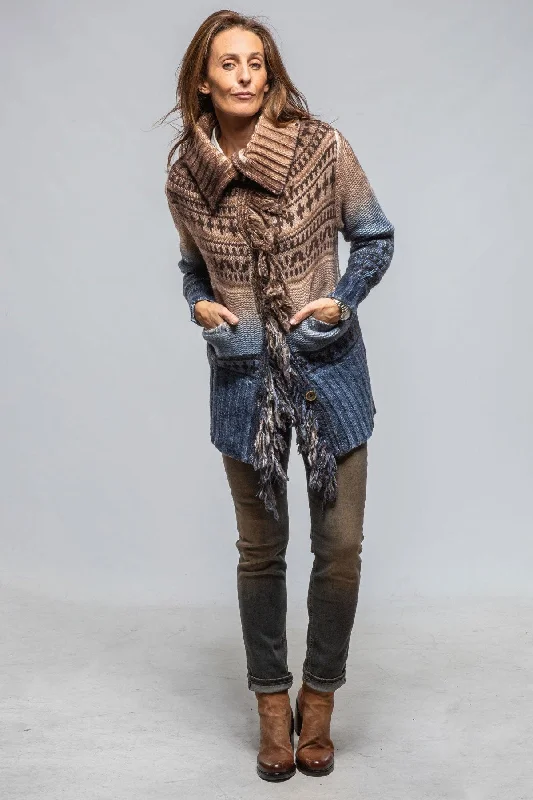 Retro Style Hellen Alaskan Knit Fringe Sweater