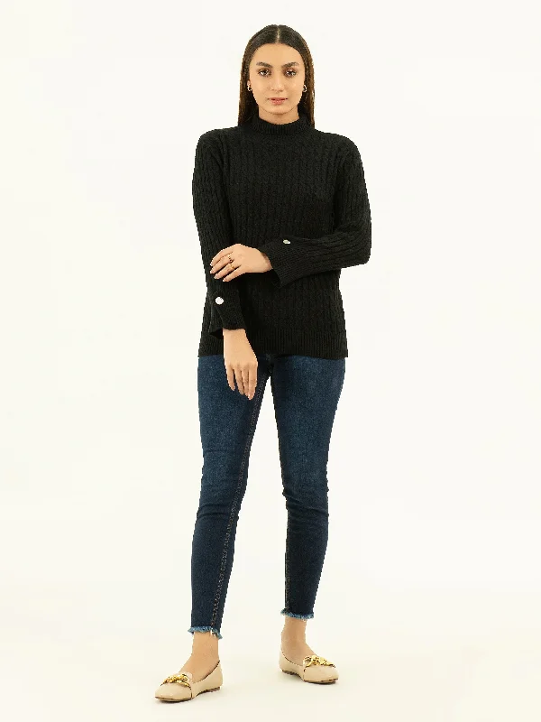 Casual Chic Classic High Neck Sweater