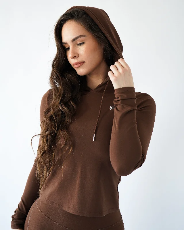 Classic Leather Define Hoodie - Espresso