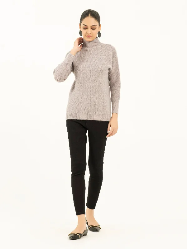 Easy Fit High Neck Sweater
