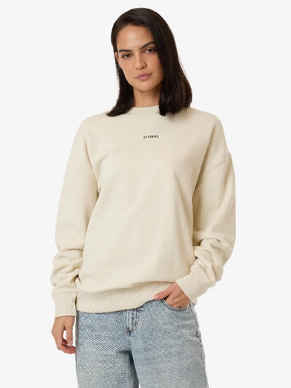 Turtleneck Sweaters Minimal Thrills Slouch Crew - Heritage White