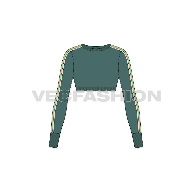 Timeless Apparel Women's Full Sleeved Cropped Sweater
