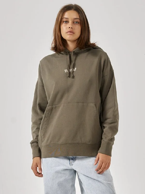 Modern Casuals Thrills Workwear Fleece Hood - Tarmac