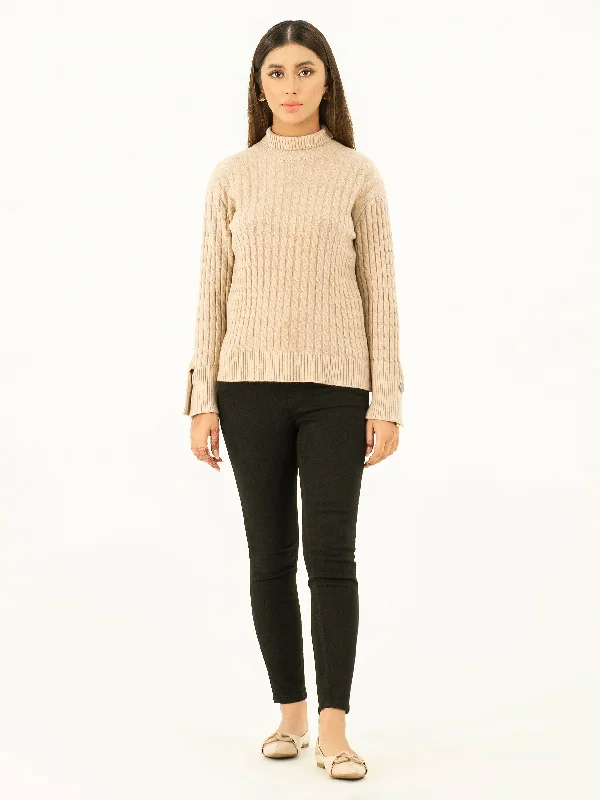 Laid-Back Wear Classic High Neck Sweater