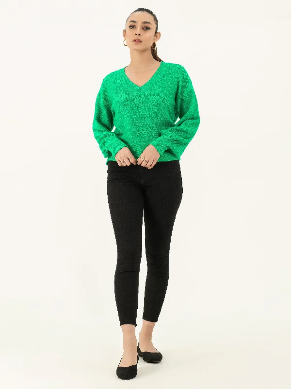 Basic Fashion V-Neck Sweater
