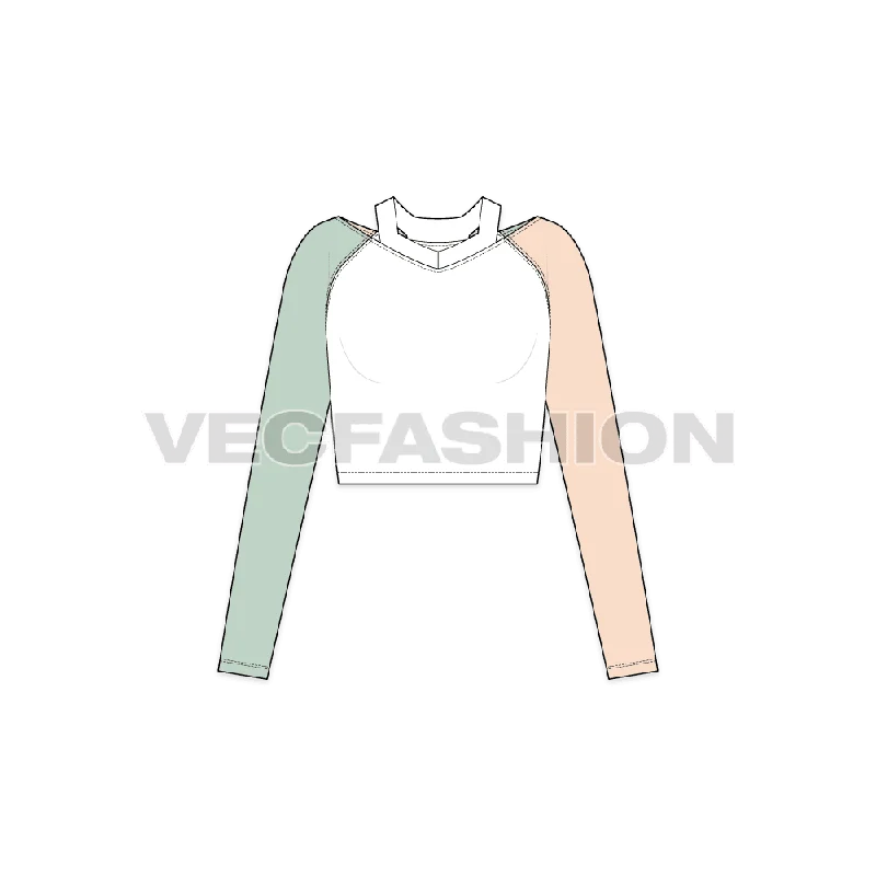 Premium Fabric Women's Shoulder Cutout Pullover