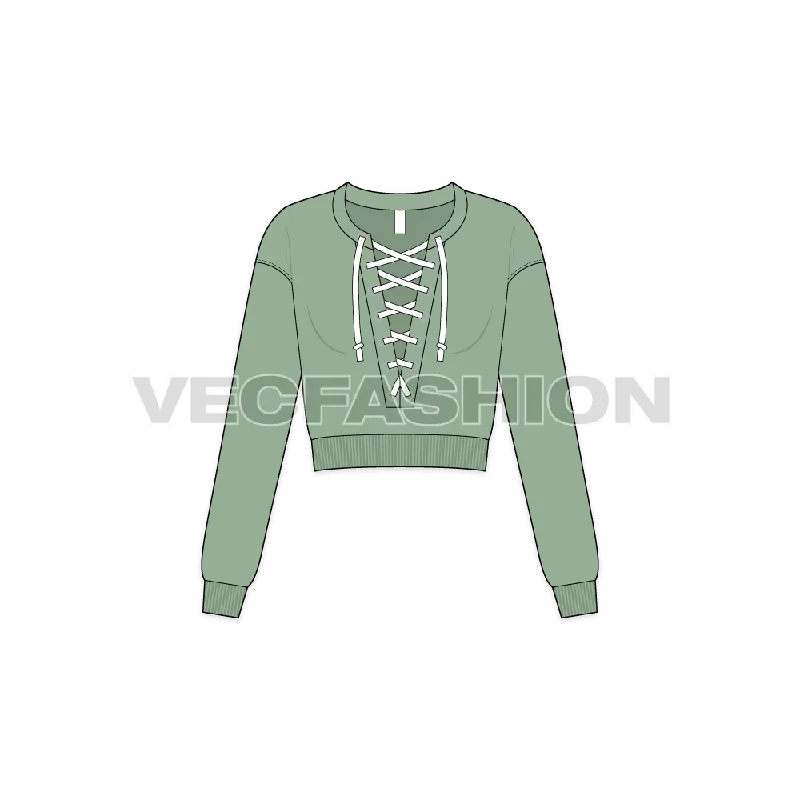 Urban Vests Women's Cropped Pullover
