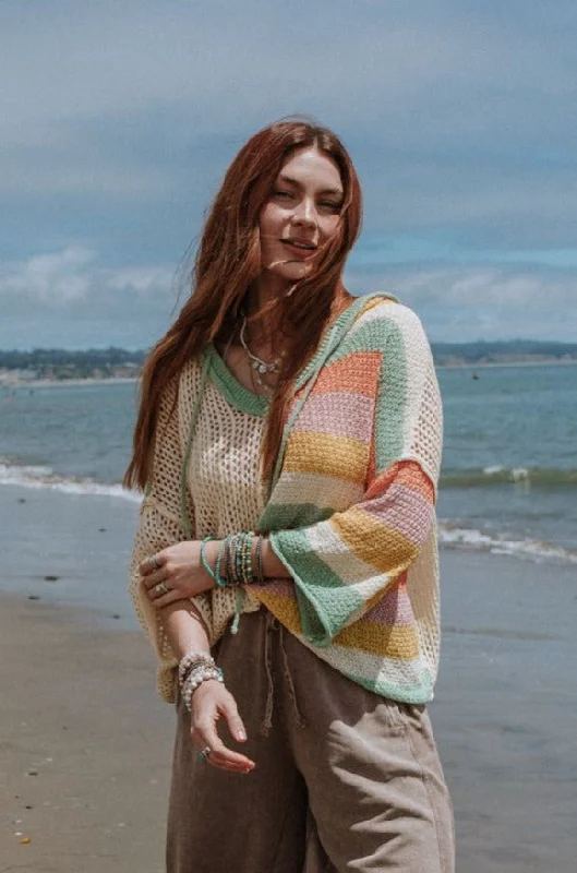 Wool Sweaters Bright Eyed Colorblock Top - Multi