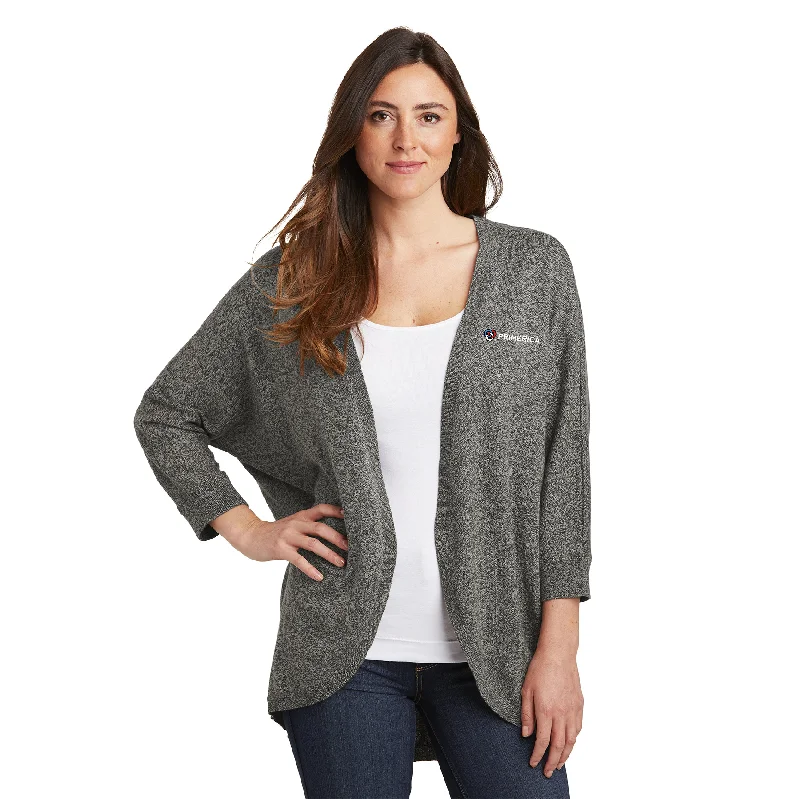 Jogger Pants Port Authority Ladies Marled Cocoon Sweater
