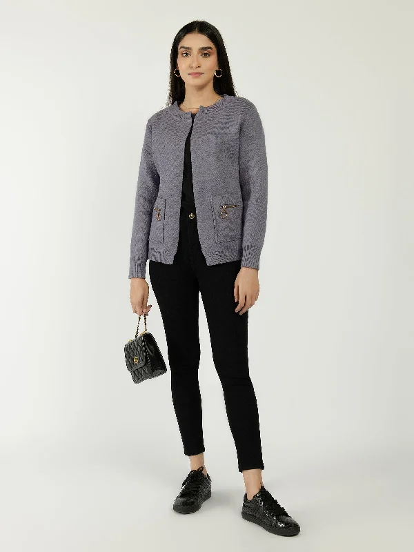 Streetwear Look Zipped Sweater