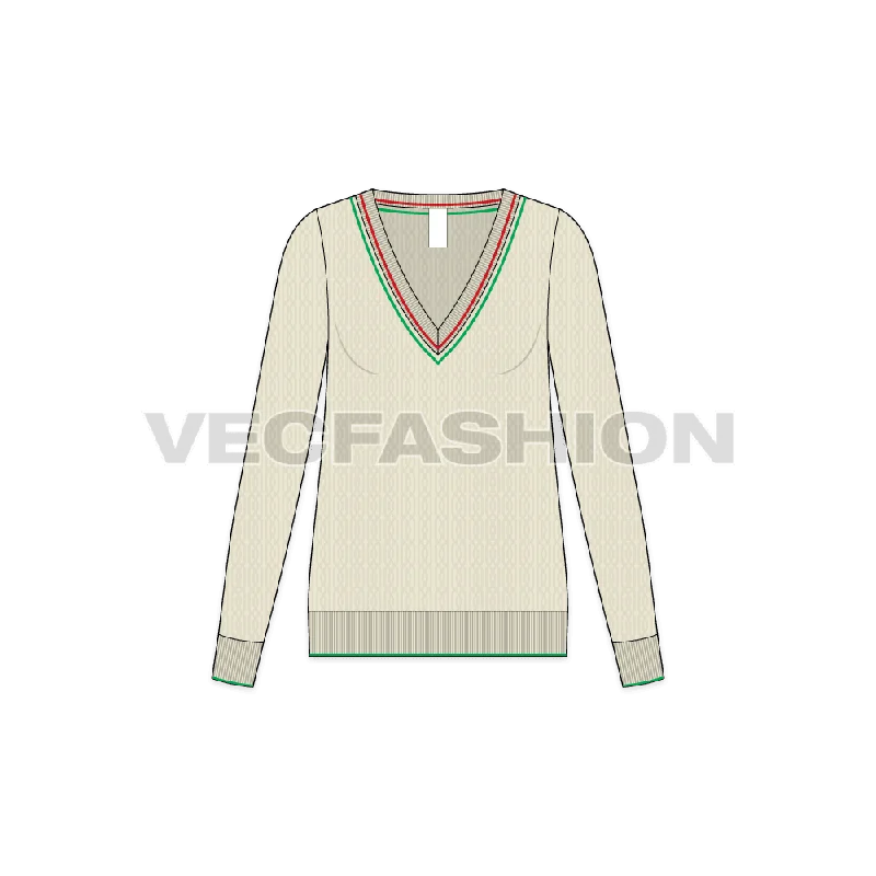 Classic Pieces Women's Cricket Sweater