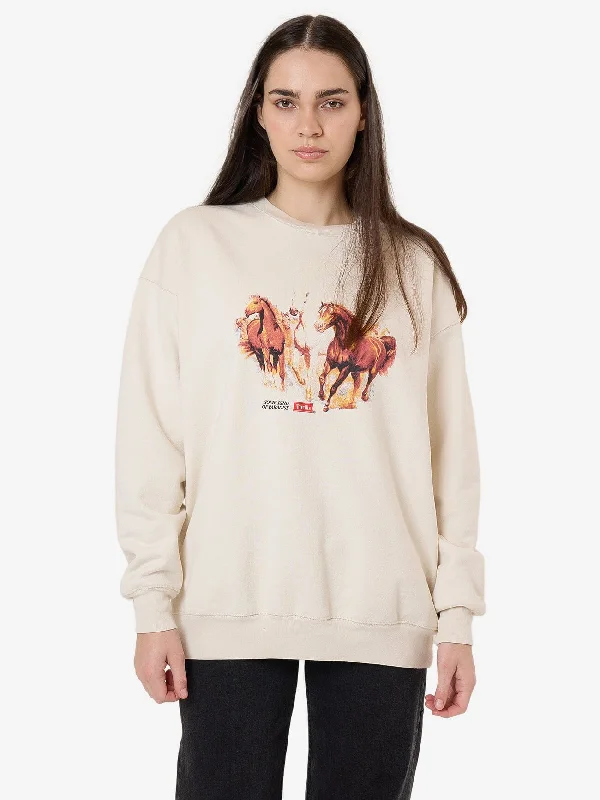 Casual Blazers Ruthless Frontier Slouch Crew - Heritage White