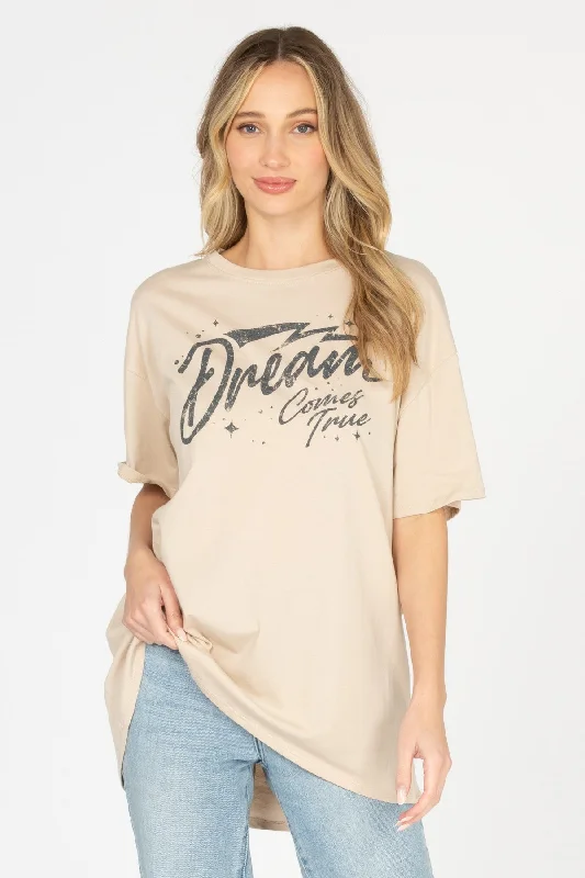 Sporty Suits DREAMS COME TRUE OVERSIZED TEE