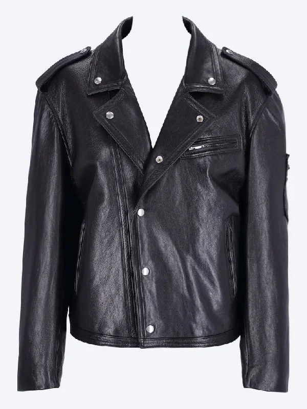 Polo Shirts Leather jacket