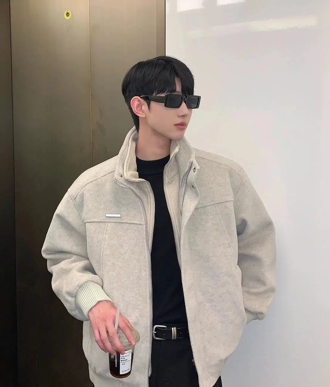 Casual Footwear Two-piece Woolen Jacket