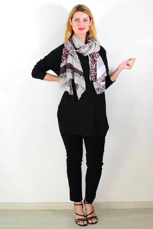 Lightweight T-shirts Black Winter Warm Tunic Top