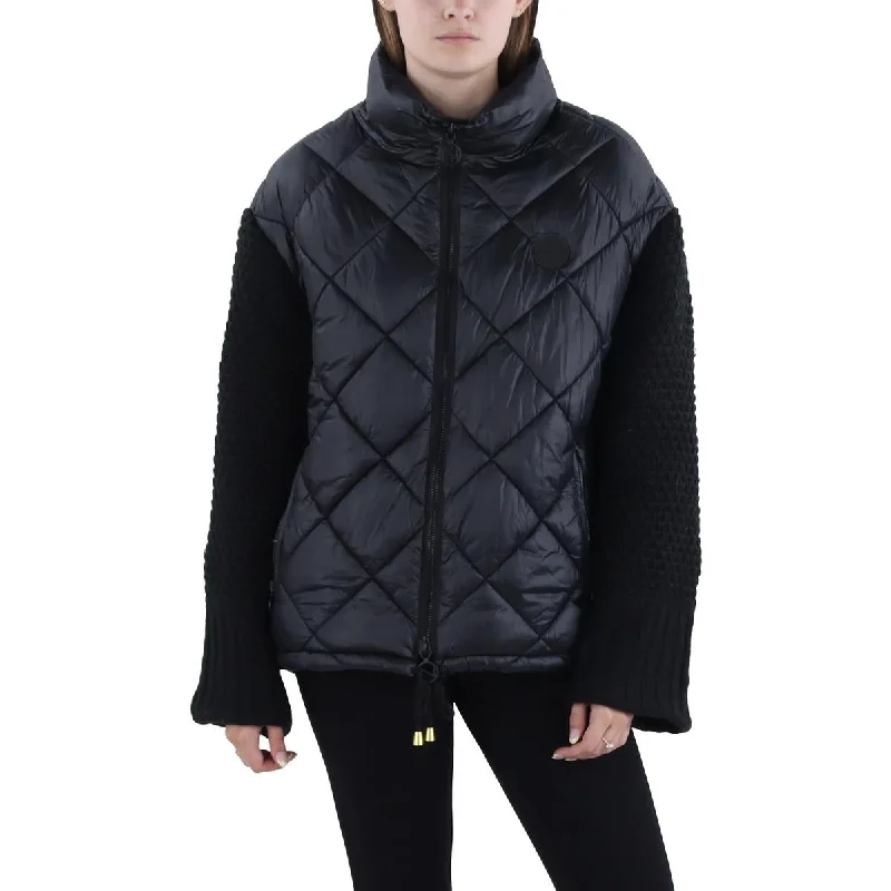 Oversized Jackets Womens Lightweight Nylon Puffer Jacket