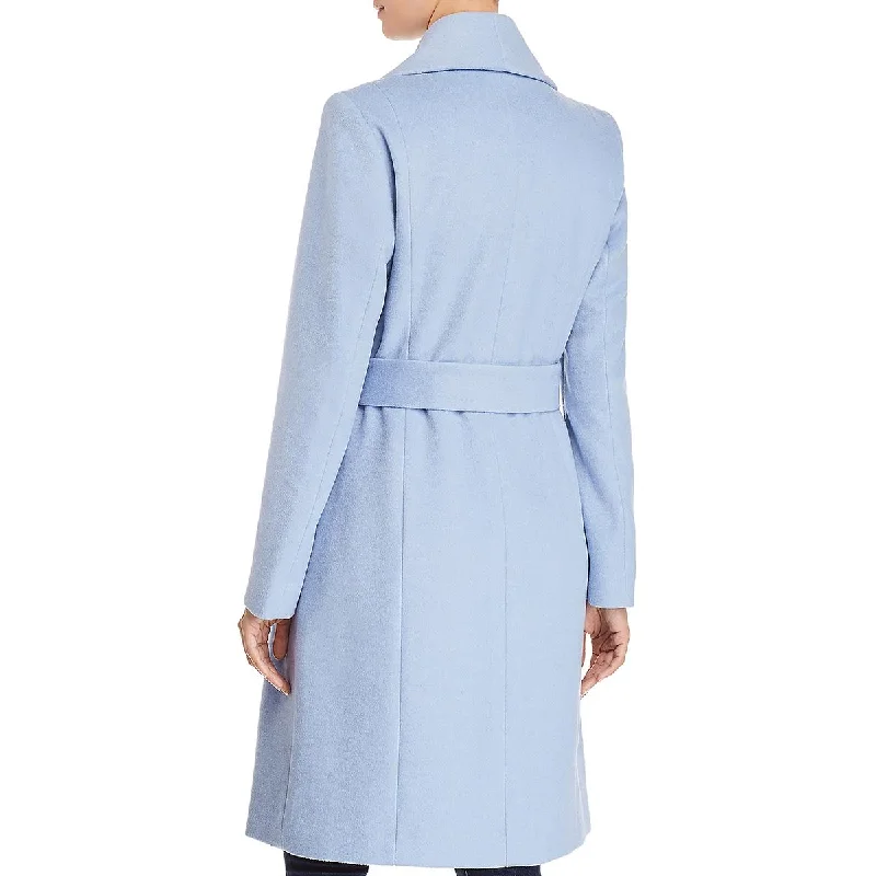 Track Pants Womens Belted Wool Wool Coat