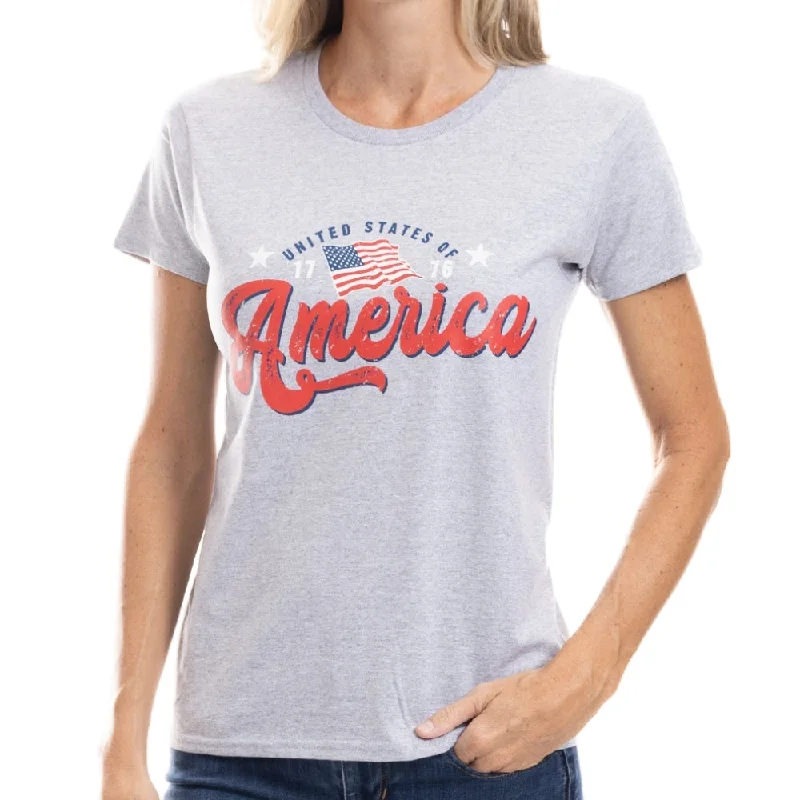 Modern Backpacks Women's America Flag 1776 Freedom T-Shirt