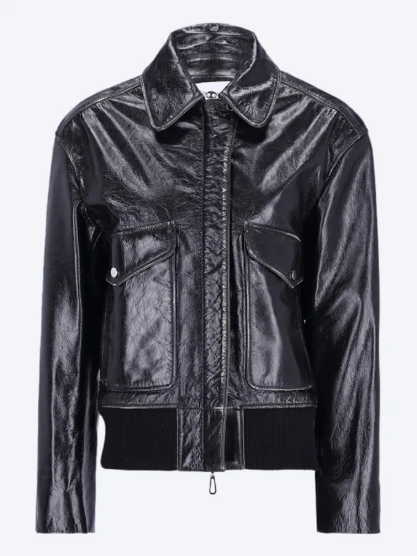 Sport-Inspired Gear Leather jacket