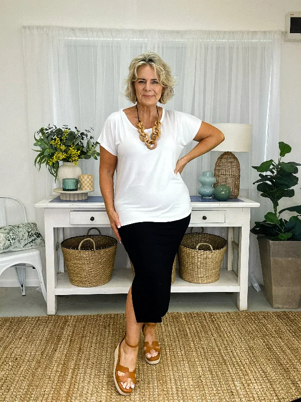 Wool Sweaters Eadie Top - White