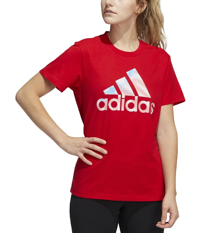 Printed Sweatshirts Adidas Womens Americana Logo T-Shirt