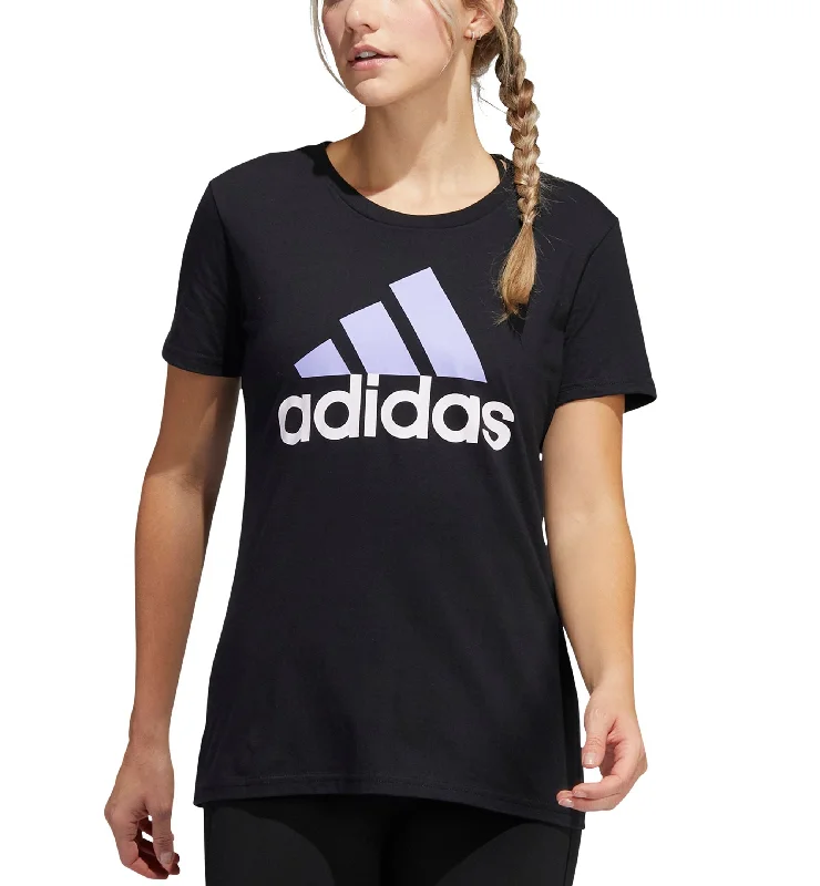 Casual Wear Adidas Womens Badge Of Sport Logo Cotton T-Shirt