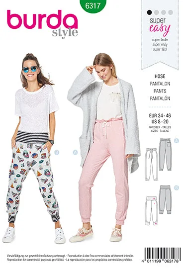 Classic Pieces Burda Jogging Pants 6317