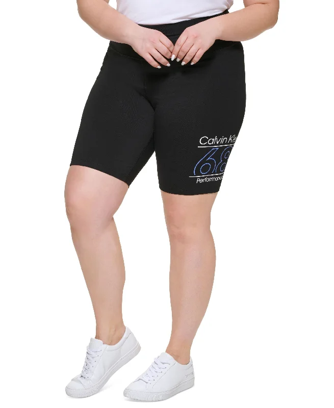 Slim Trousers Calvin Klein Performance Plus Size Bike Shorts
