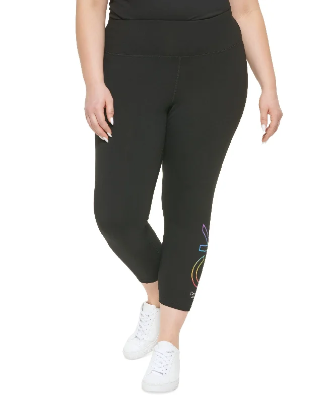 Printed Sweatshirts Calvin Klein Performance Plus Size Pride Ombre Logo 7/8 Leggings