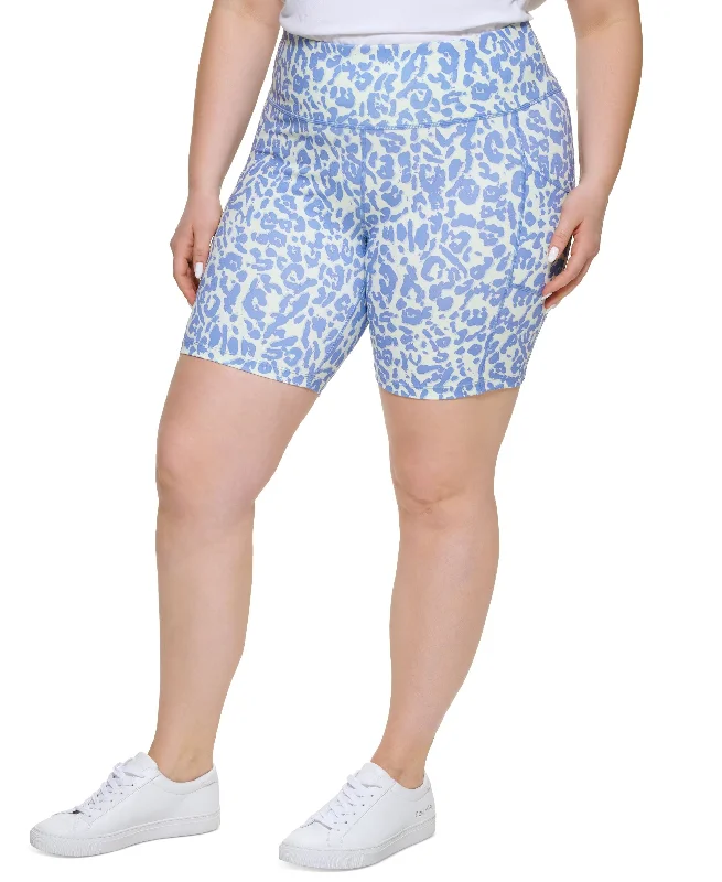 Cargo Shorts Calvin Klein Performance Plus Size Printed Bike Shorts