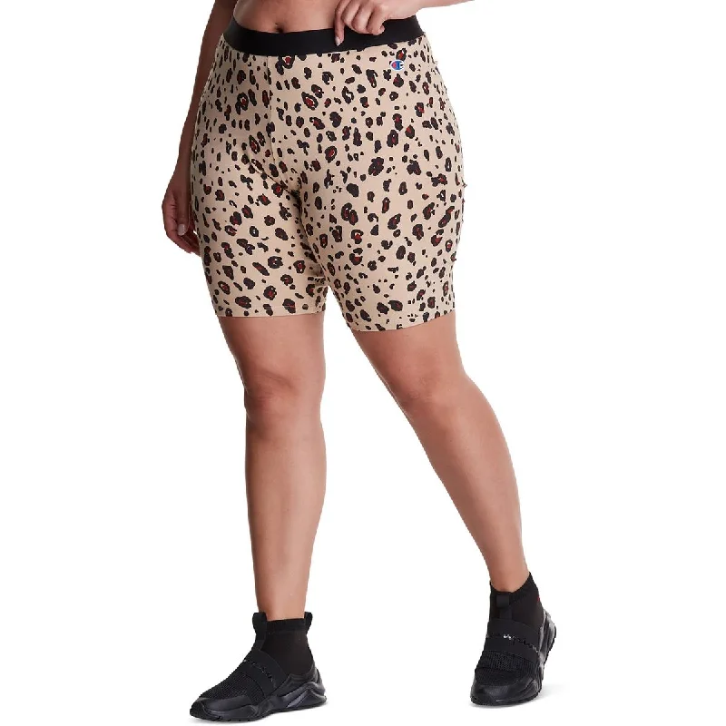 Hipster Style Champion Womens Plus Yoga Workout Bike Short