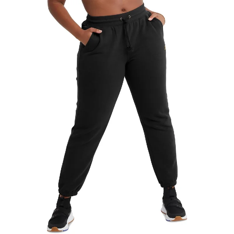 Everyday Outfits Champion Womens Velour Trim Sweatpants Jogger Pants