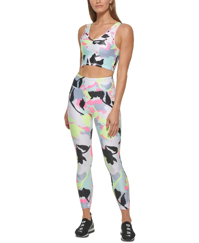 Street Shorts DKNY Sport Camo Floral Print 7/8 Leggings