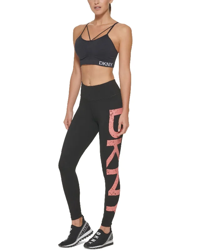 Casual Comfort DKNY Sport Logo Print 7/8 Leggings