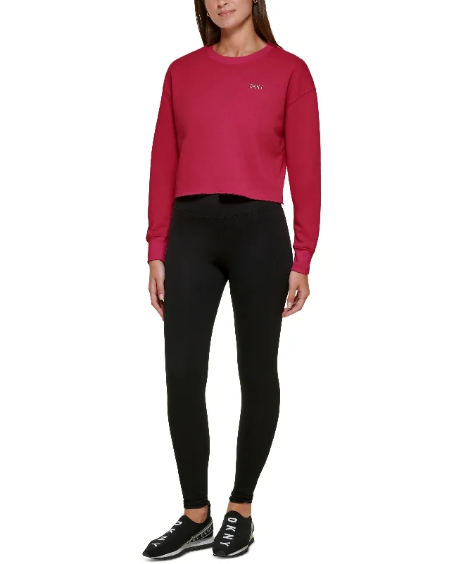 Laid-Back Style DKNY Sport Womens Cropped Pullover