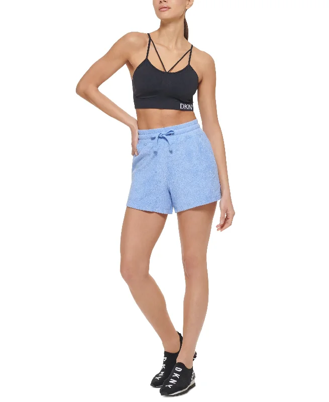 Casual Polos DKNY Sport Womens Terry Cloth Relaxed Shorts