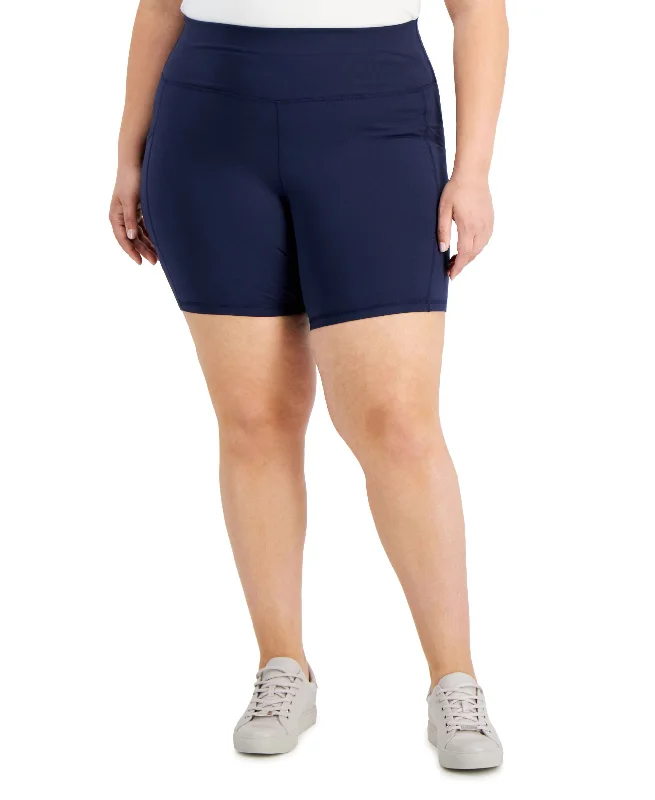 Street Denim ID Ideology Plus Size Bike Shorts