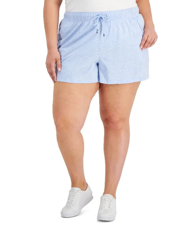 Varsity Jackets ID Ideology Plus Size Retro Recycled Drawstring Shorts