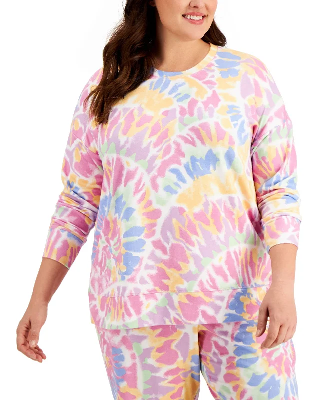Casual Looks ID Ideology Plus Size Twisted Colors Long Sleeve Top