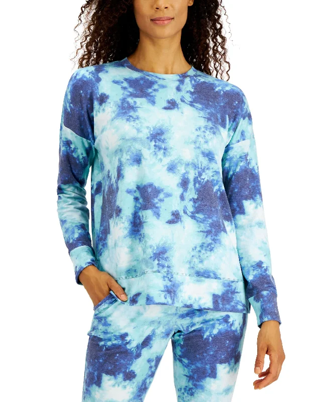 Tie Dye Tartan Blue