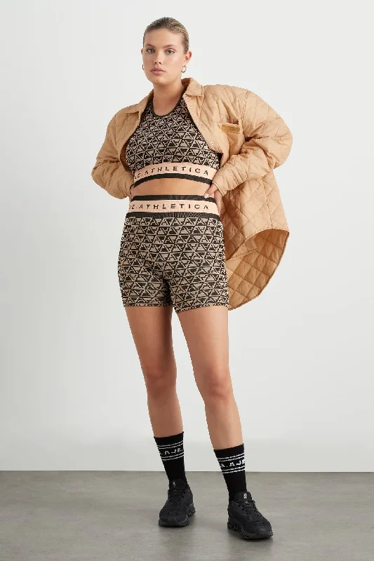 Minimalist Fashion Mid Length Seamless Bike Shorts 624